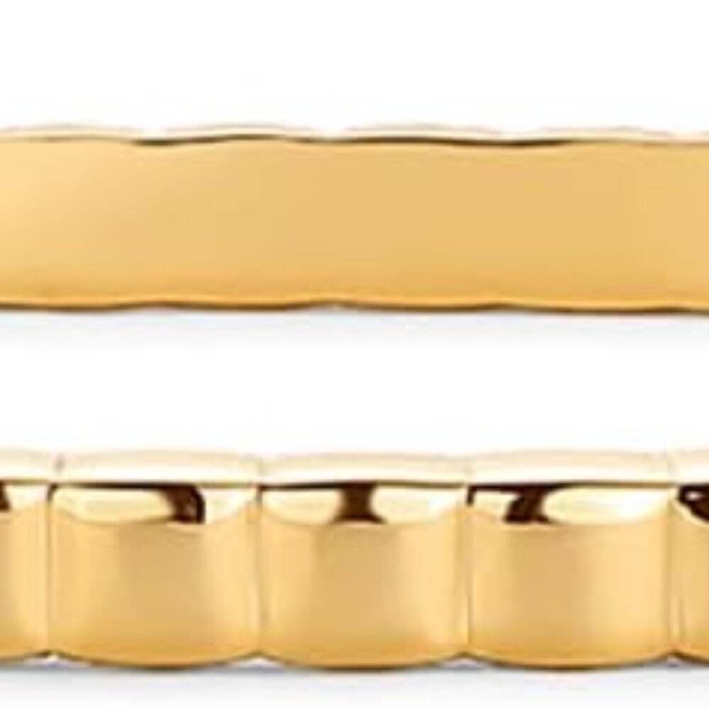 14K Gold Plated Cubic Zirconia Bangle Tennis Bracelets for Women | Classic Love